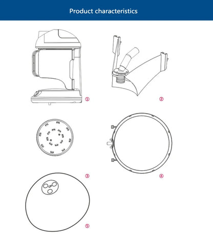 Facial Vaporizer Hair Steamer Humidifier Facial Steamer 2 In 1 Steam Sauna for Face Head Electronic Evaporator Atomizer Sprayer