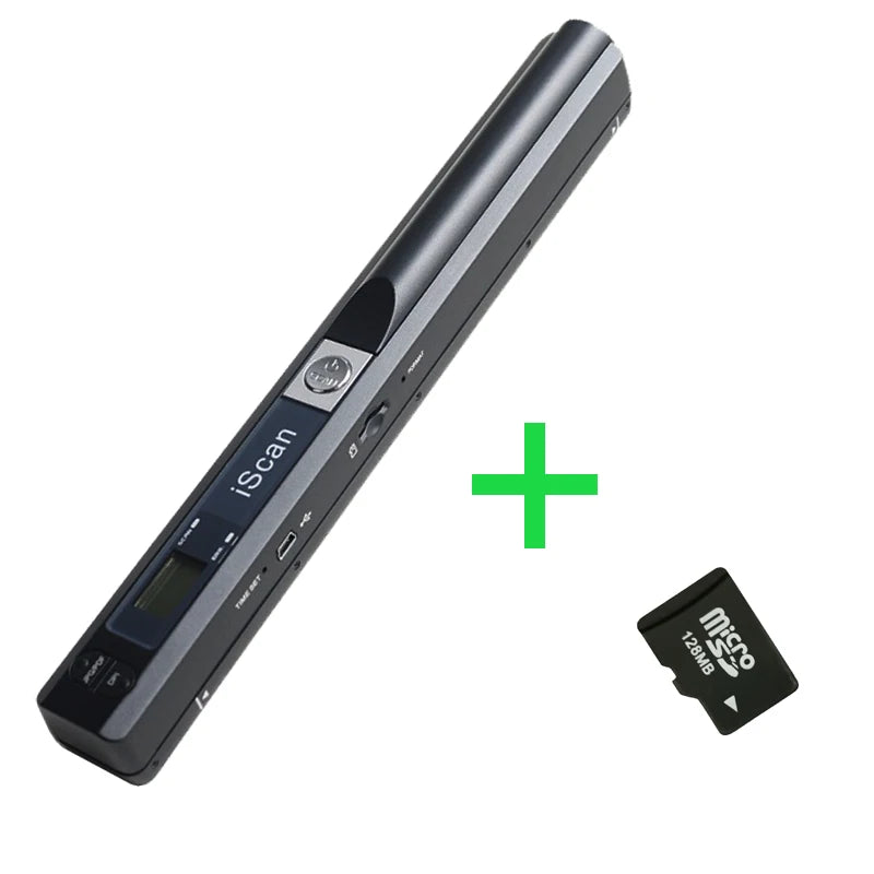 iScan Mini Portable Scanner 900DPI LCD Display JPG/PDF Format Document Image Iscan Handheld Scanner A4 Book Scanner