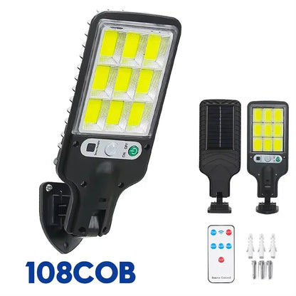 HOMEFISH Irradiation 500㎡ Solar Light for Outdoor Sunlight Motion Sensor IP65 Waterproof Garden Street Wall External Solar Lamp