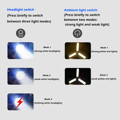Rechargeable Outdoor Portable Hiking Camping Fishing Flashlight Telescoping Camping Lantern Telescopic Camping Light