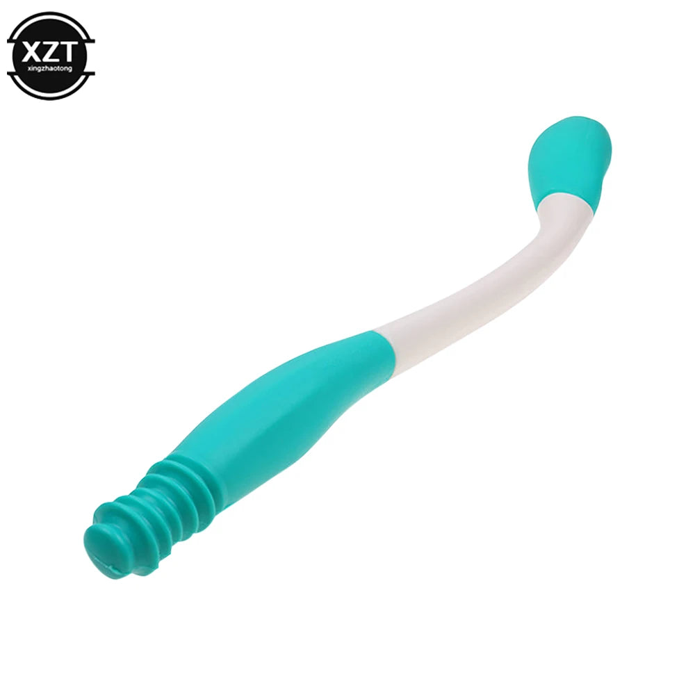 NEW Toilet Aid Comfort Bottom Wiper with Extended Handle Retractable Long Handle Reach Press Bend-free Paper Scrub Self Wipe Aid