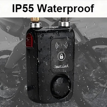 Bluetooth Smart Bike Lock Waterproof Anti Theft Password Lock Stainless Steel Chain Security Alarm for Bicycle Cycling