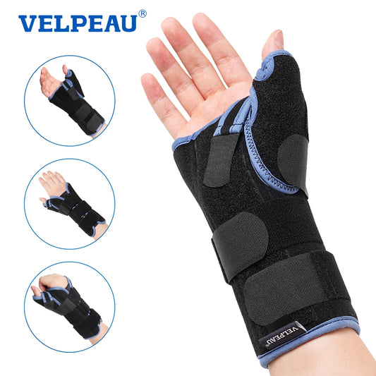 VELPEAU Wrist Splint with Thumb Stabilizer for Tendonitis, De Quervain's Tenosynovitis and Arthritis Pain, Wrist Joint Brace