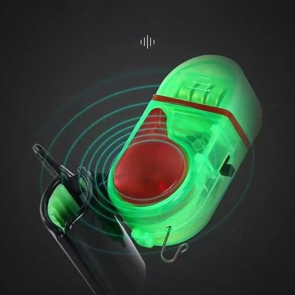 1/2PCS Fishing Bite Alarm with LED Light, Clip On Fish Rod Electronic Fish Bite Alarm Sound Bite Alert Bell with LED Lights