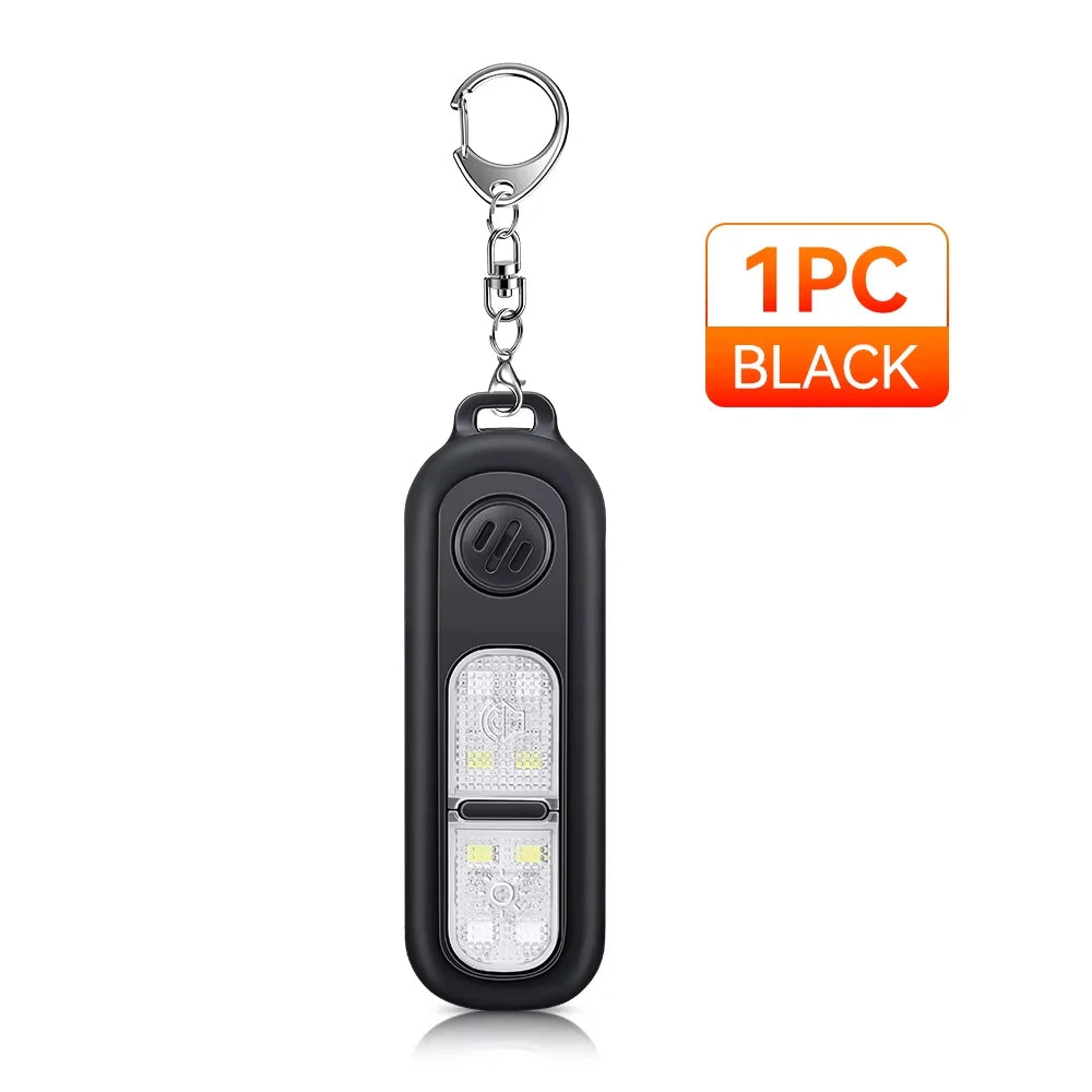 Hollarm Self Defense Personal Alarm for Women, Children, Elderly 130dB Siren Loud Rechargeable Keychain Alarm with LED Light