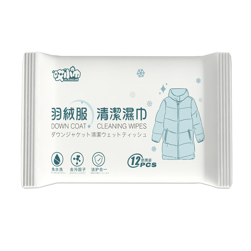 Eco-Friendly Down Coat Cleaning Wipes