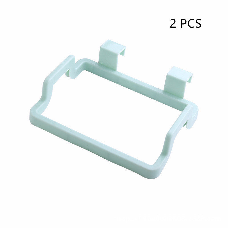 Space-Saving Hanging Trash Bag Holder for Easy Waste Management