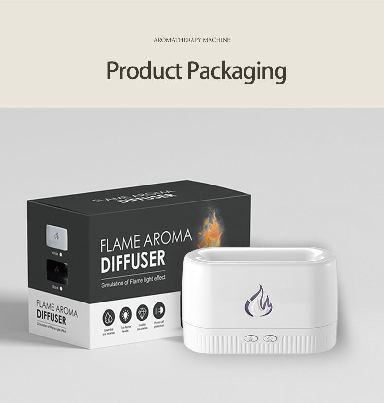 Silent Flame Aroma Diffuser for Essential Oil Bliss