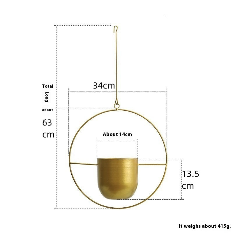 Nordic Home Succulent Iron Flower Pot