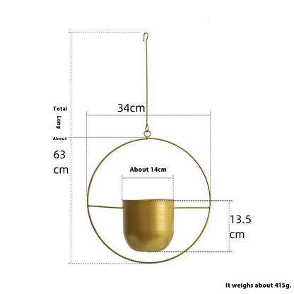 Nordic Home Succulent Iron Flower Pot