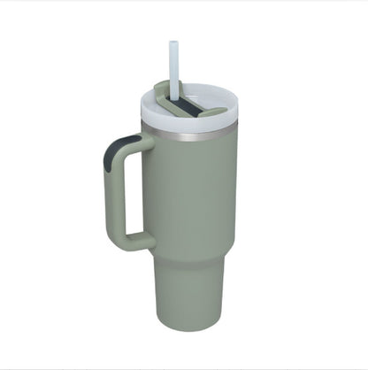 Insulated Travel Mug with Handle - Eco-Friendly