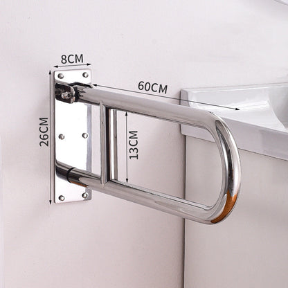 L-Shaped Stainless Steel Bathroom Safety Grab Bar