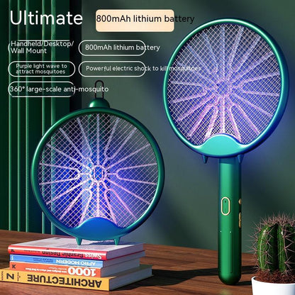 Eco-Friendly 3-in-1 Mosquito Killing Lamp & Swatter