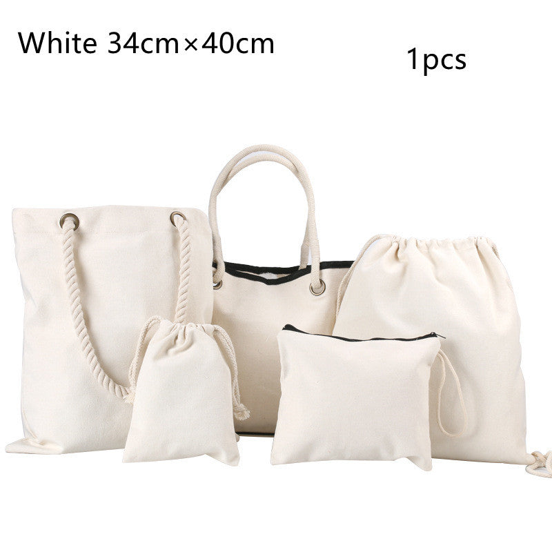 Eco-Friendly Cotton Handheld Shopping Bag