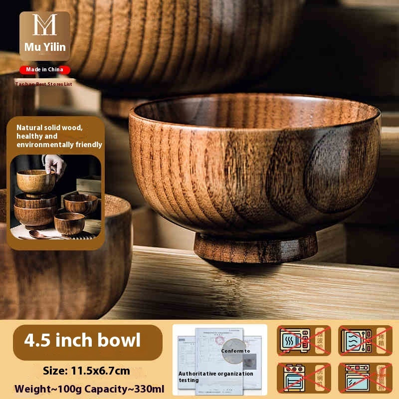 Eco-Friendly Wooden Bowls - Sustainable, Biodegradable, Durable