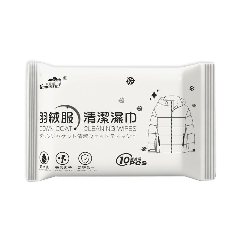Eco-Friendly Down Coat Cleaning Wipes