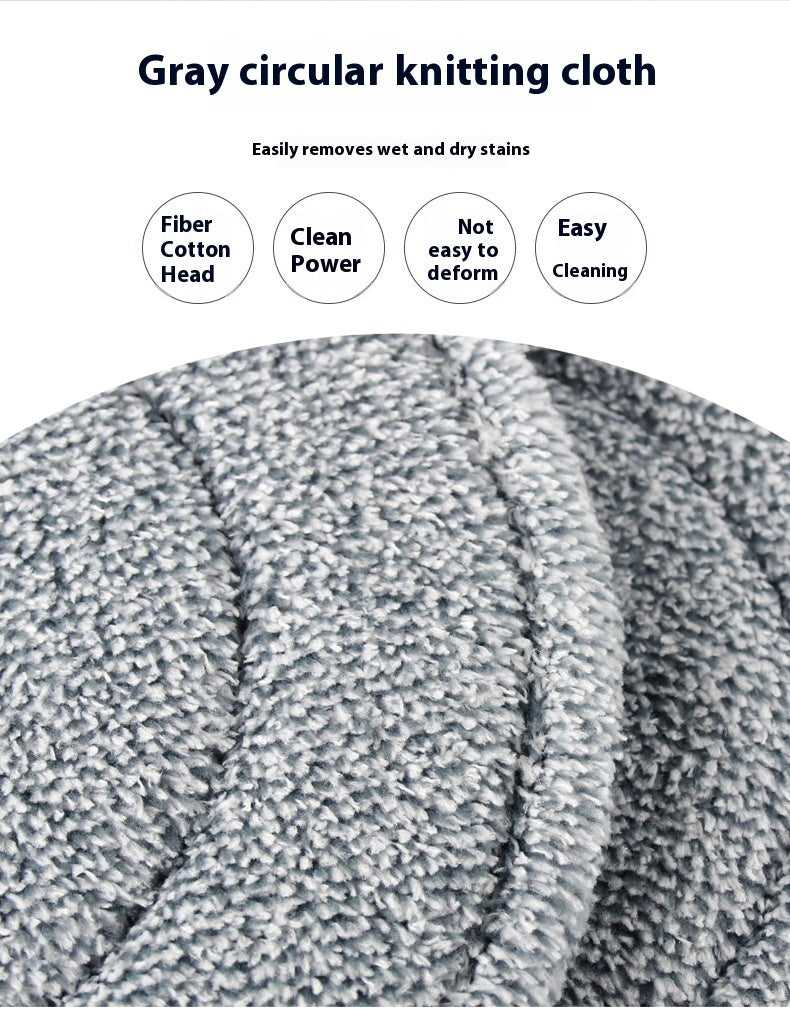 Reusable Gray Microfiber Mop Pads - Eco-Friendly Cleaning Solution