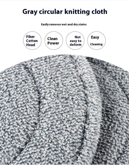 Reusable Gray Microfiber Mop Pads - Eco-Friendly Cleaning Solution