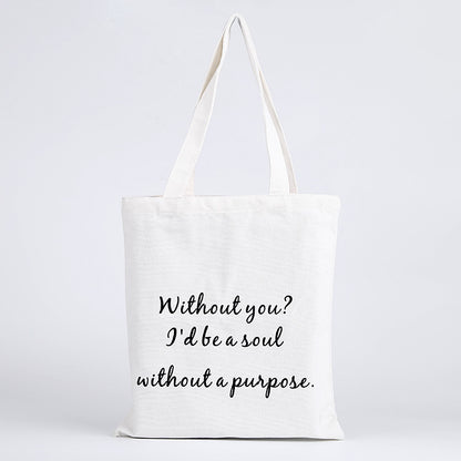 Eco-Friendly Reusable Cotton Tote Bag - Sustainable Shopping Solution