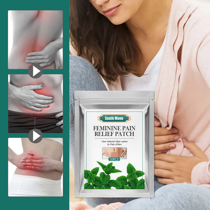 Natural Feminine Pain Relief Patch - Skin-Toned, Reusable, Eco-Friendly