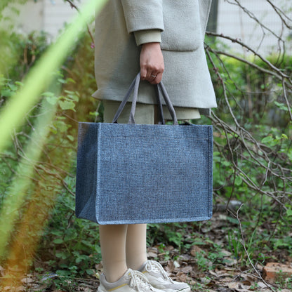 Eco-Friendly Reusable Jute Tote Bag - Sustainable Shopping Solution