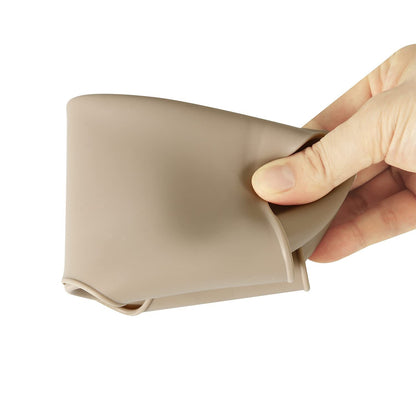 Eco-Friendly Silicone Baby Bibs with Catch Pocket