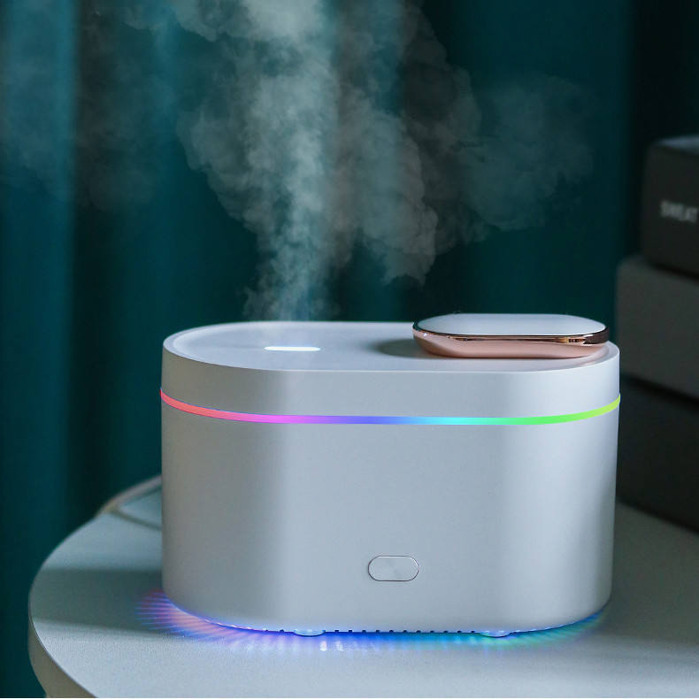 Eco-Friendly LED Humidifier with Aromatherapy Function