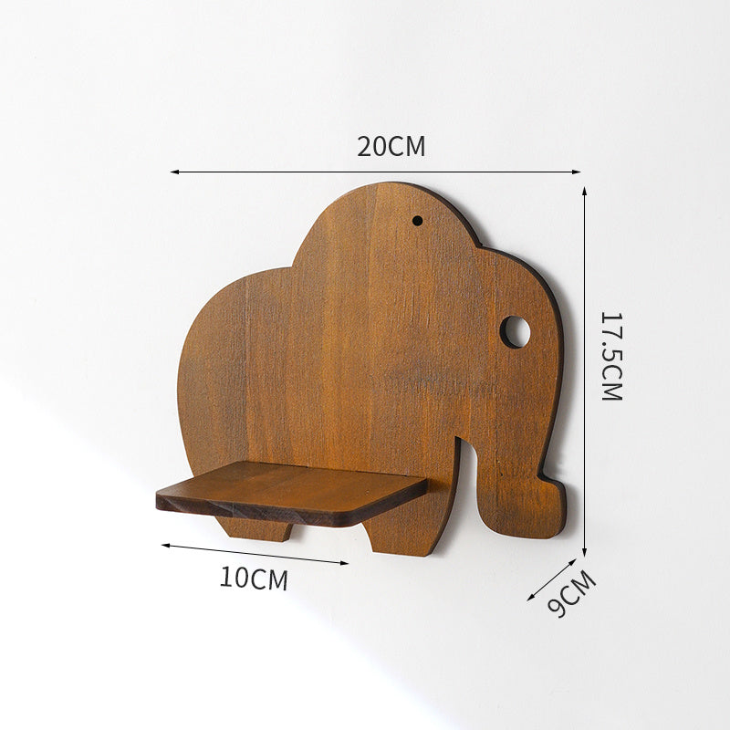 Eco-Friendly Wall-Mounted Plant Holders - Wood & Glass Decor