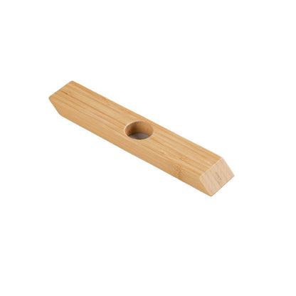 Eco-Friendly Balancing Wine Bottle Holder - Natural Wood Tone