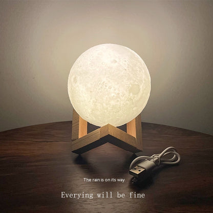 Moon Lamp - Eco-Friendly LED Decorative Lighting for Calming Ambiance
