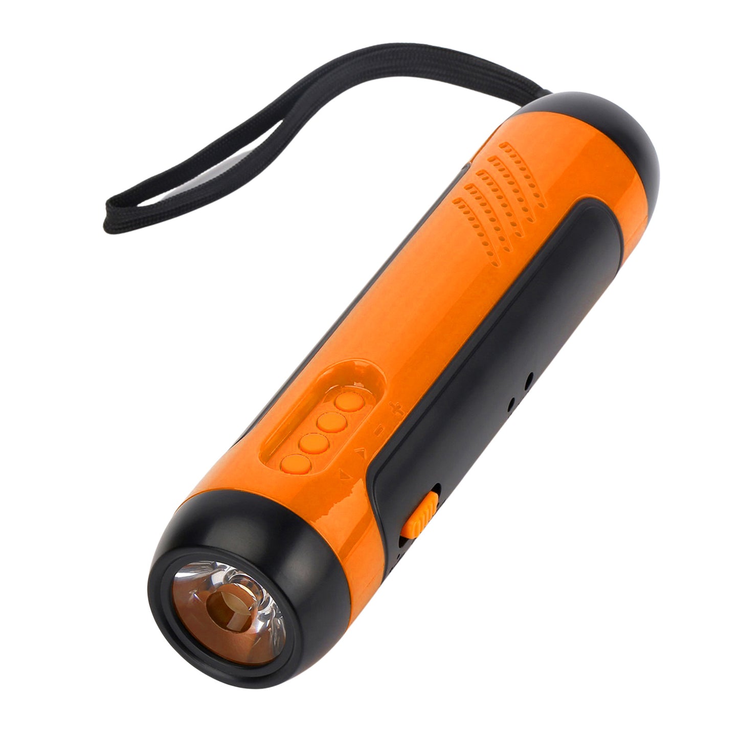 Multifunction Hand Crank Flashlight with Radio and Siren