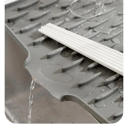 Silicone Slope Drain Pad (Countertop Drying Mat)