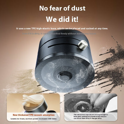 Foldable Magnetic Vacuum Car Phone Holder – Strong Suction Cup, Hands-Free Mount (Black)