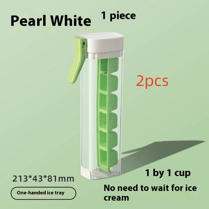 Eco-Friendly Reusable Ice Cube Tray with Dispenser