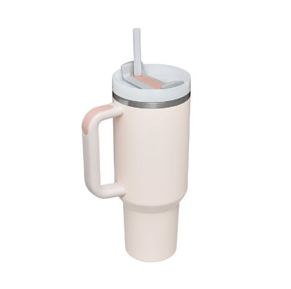 Insulated Travel Mug with Handle - Eco-Friendly