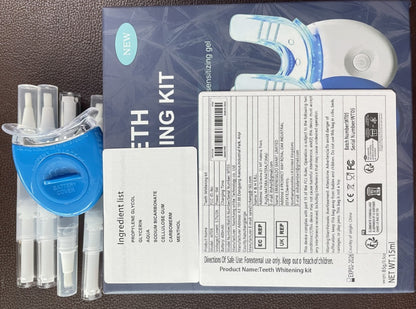 Eco-Friendly LED Teeth Whitening Kit with Reusable Mouthpiece