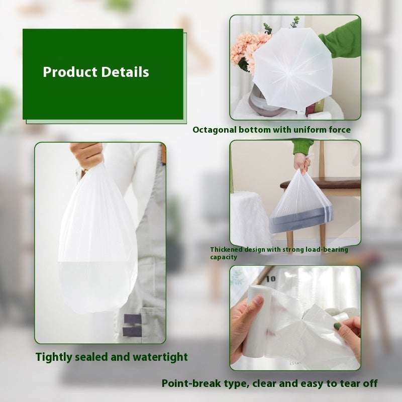 Biodegradable Plant Starch Trash Bags - Eco-Friendly Waste Solution