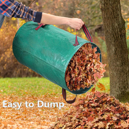 Eco-Friendly Heavy Duty Garden Waste Bags with Handles