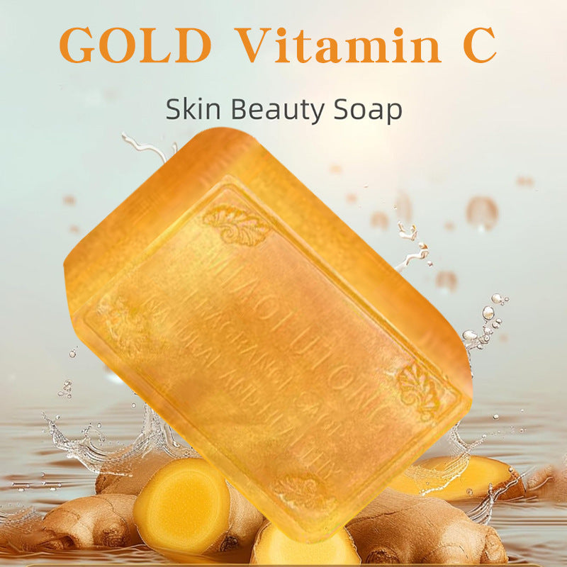 Gold Natural Soap Bar - Eco-Friendly, Biodegradable, Plastic-Free
