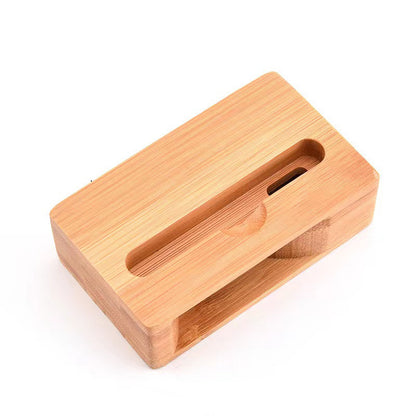 Bamboo Passive Amplifier - Eco-Friendly Natural Wood Speaker