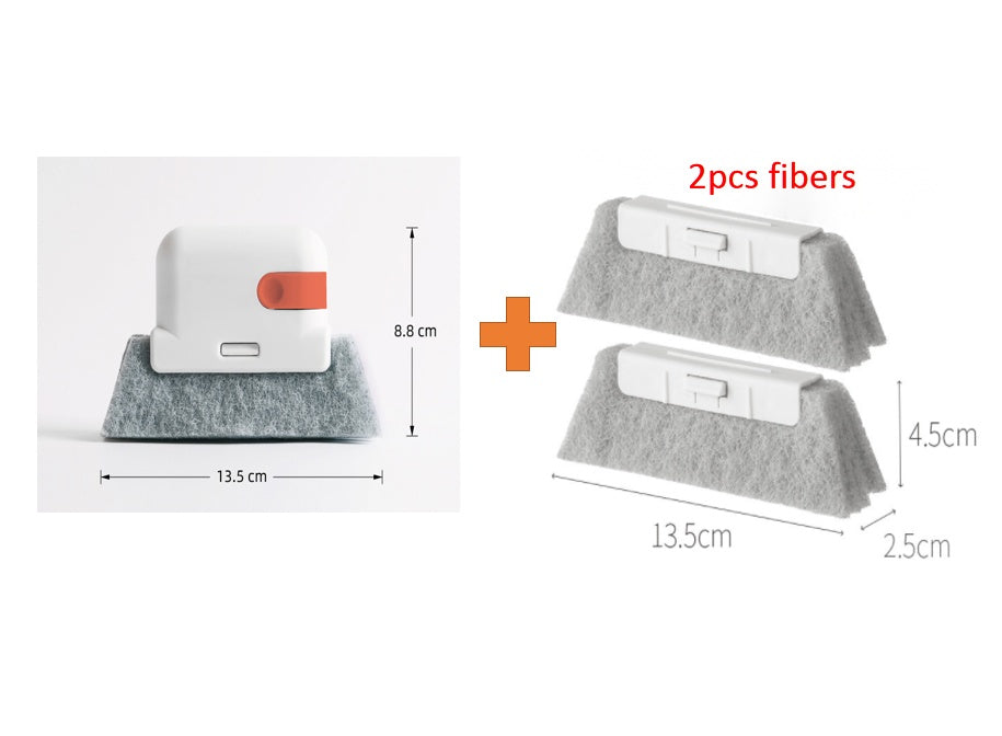 Eco-Friendly Window Track Cleaning Brush - Reusable & Efficient
