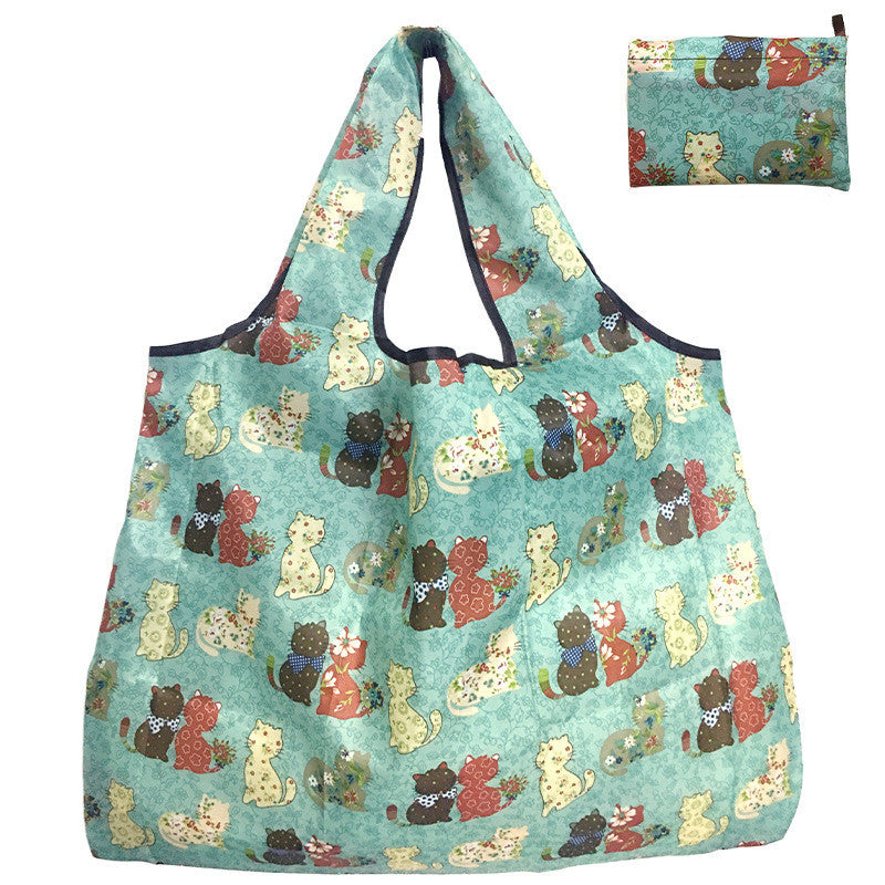 Eco-Friendly Foldable Shopping Tote Bag