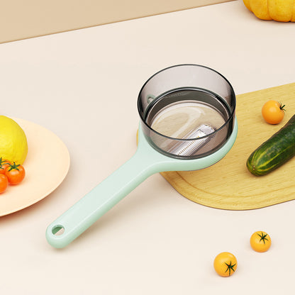 Multi-Functional Kitchen Peeler With Built-In Peel Catcher