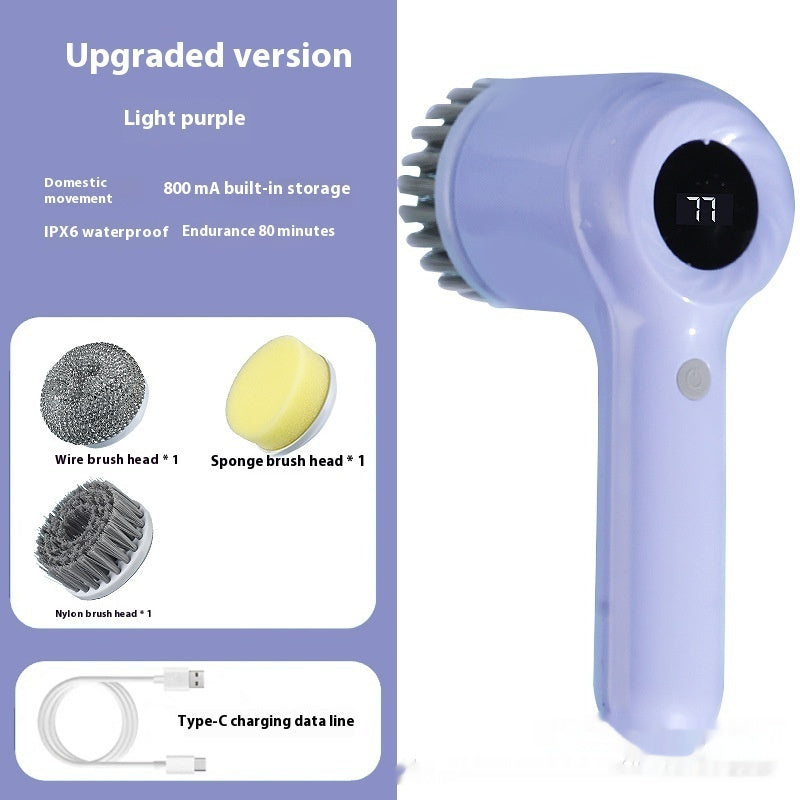 Multifunctional Electric Cleaning Brush for Efficient Eco-Friendly Home Cleaning