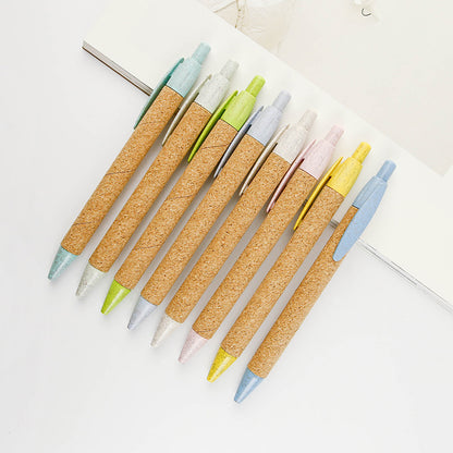 Eco-Friendly Wheat Straw Cork Pens for Sustainable Writing