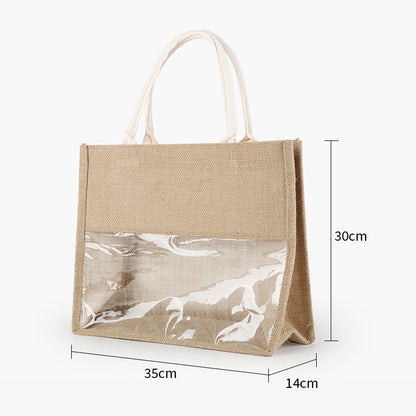 Eco-Friendly Transparent Large Capacity Handbag