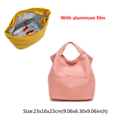 Eco-Friendly Portable Canvas Lunch Box Bento Bag