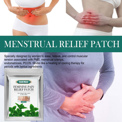 Natural Feminine Pain Relief Patch - Skin-Toned, Reusable, Eco-Friendly