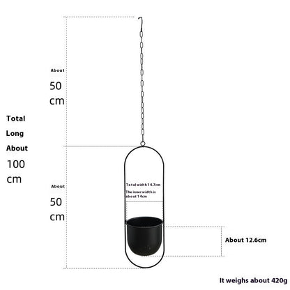 Nordic Home Succulent Iron Flower Pot