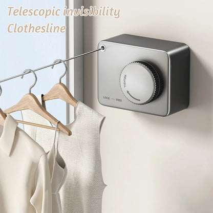 Retractable Wall-Mounted Clothesline - Eco-Friendly Drying Solution